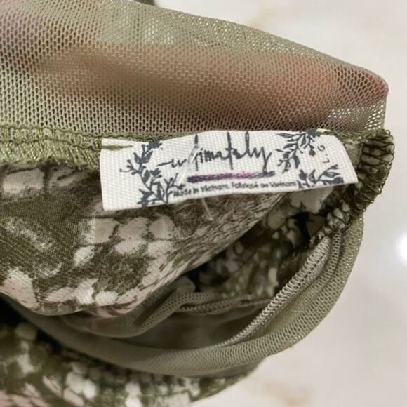 Free People NWOT Python print bodysuit - Picture 6 of 6